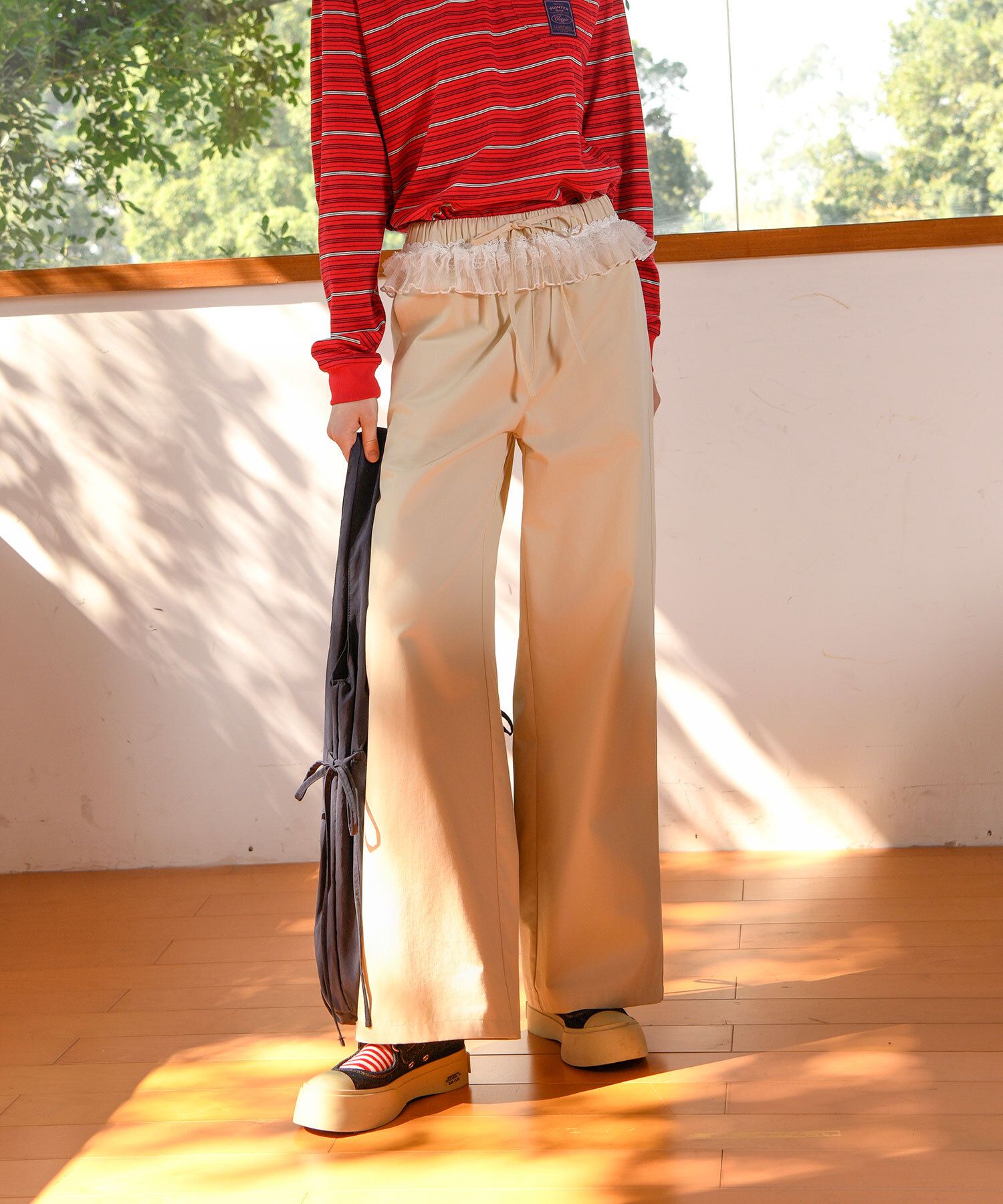 Frill Layered Pants (KYPT2512198)