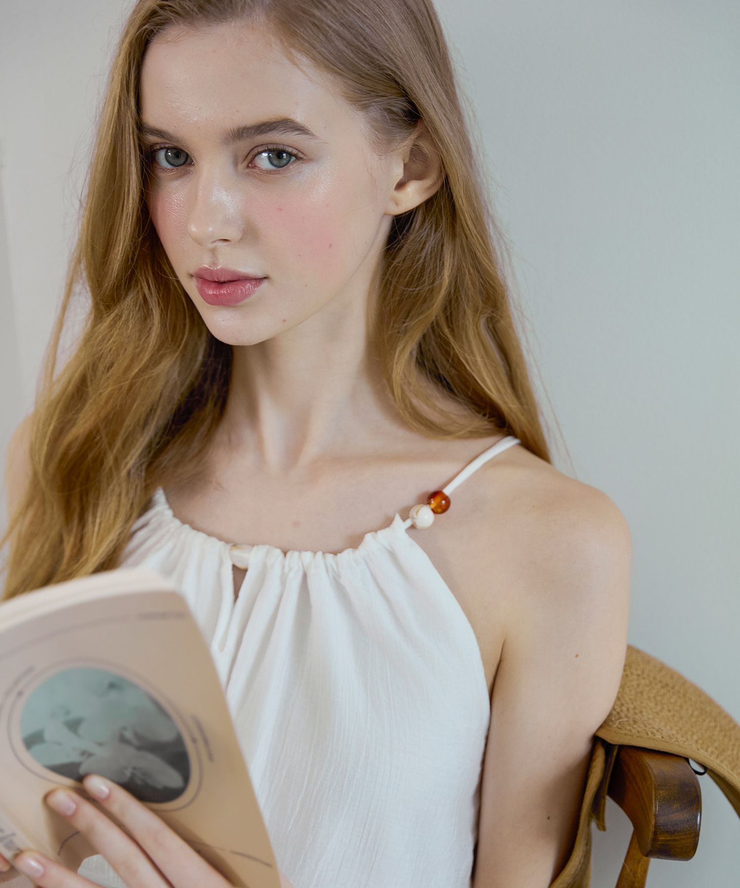 Laura Beezball Halter Neck Long Dress