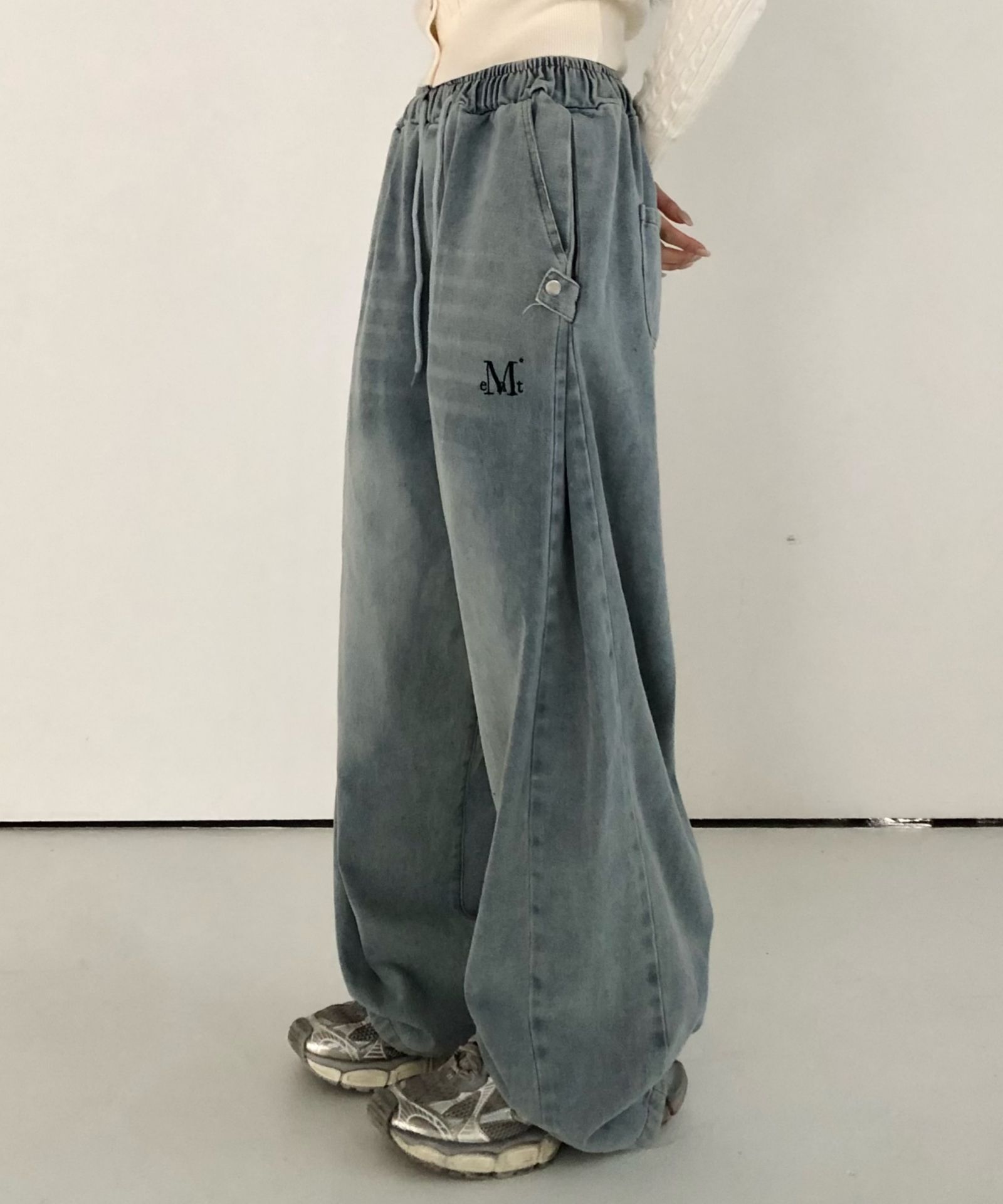 Fluid Signature Side Button Pants (2 Colors)