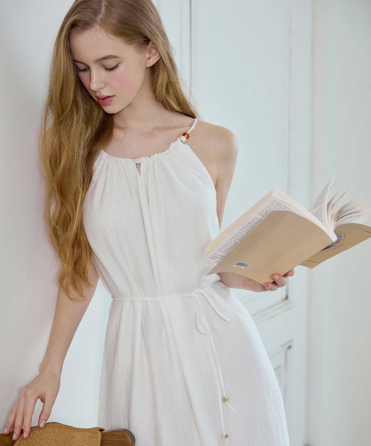 Laura Beezball Halter Neck Long Dress