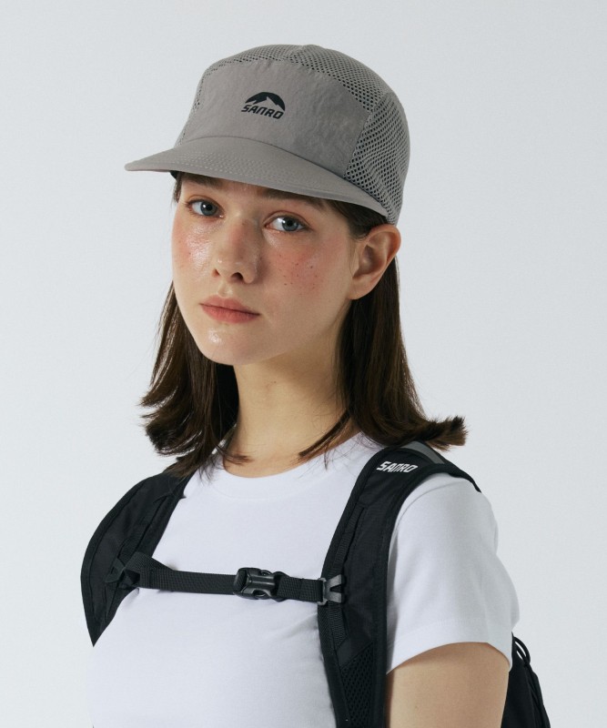 [男女皆宜]顶层网状跑盖 - 浅灰色